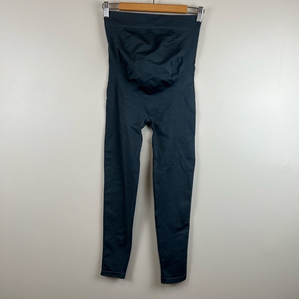 Blanqi Everyday Maternity Belly Support Size Medium Leggings Women Steel Blue - Picture 1 of 7